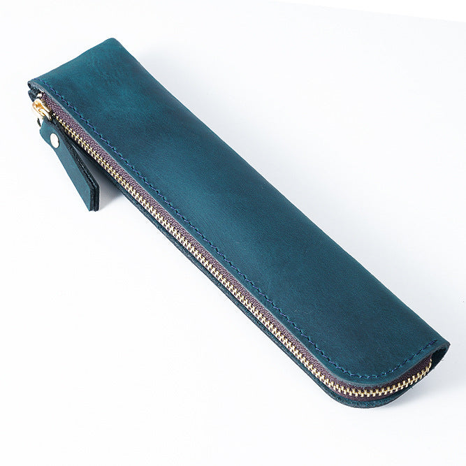 Wholesale Cowhide Simple Pencil Case