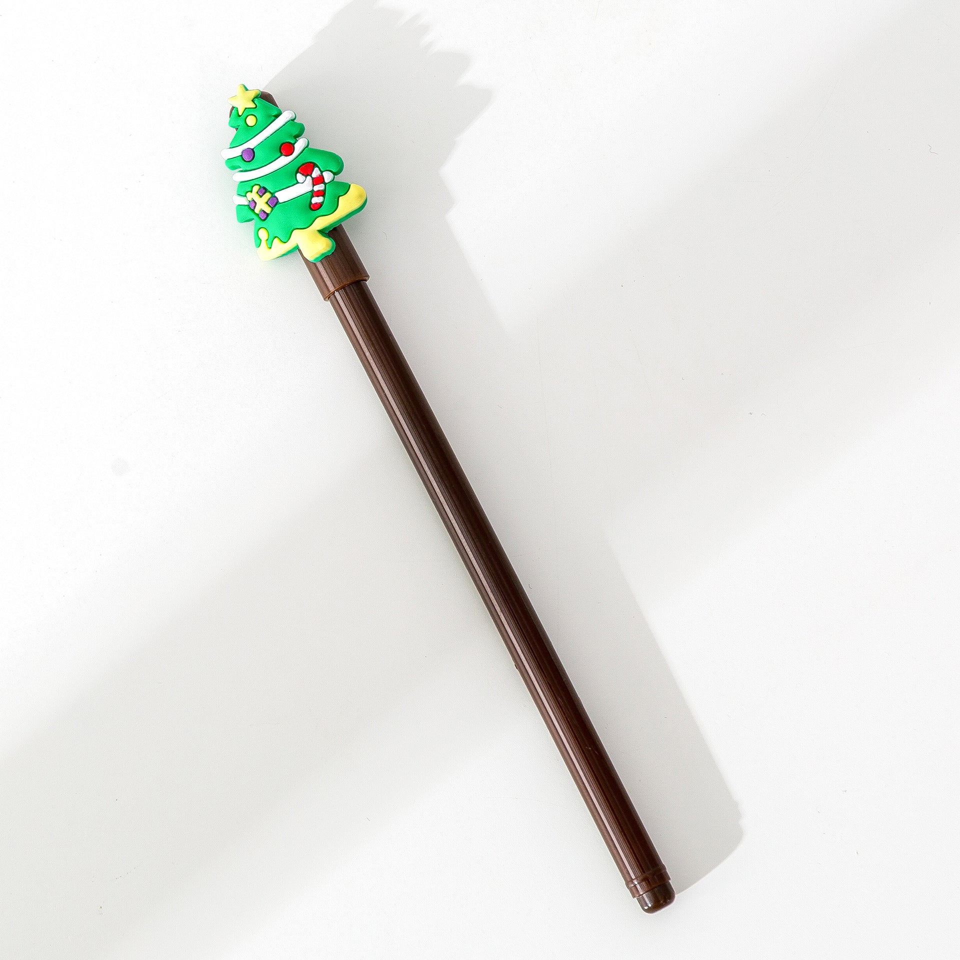 Wholesale Christmas Santa Claus Snowman Reindeer Patch Plastic Rollerball Pen