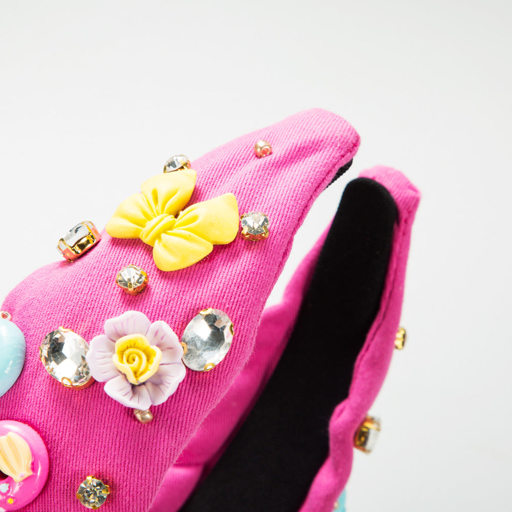 Wholesale Christmas Football Series Fabrics and Headbands