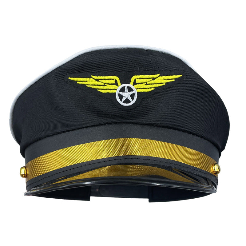 Wholesale Polyester Props Flight Cap Captain Cap