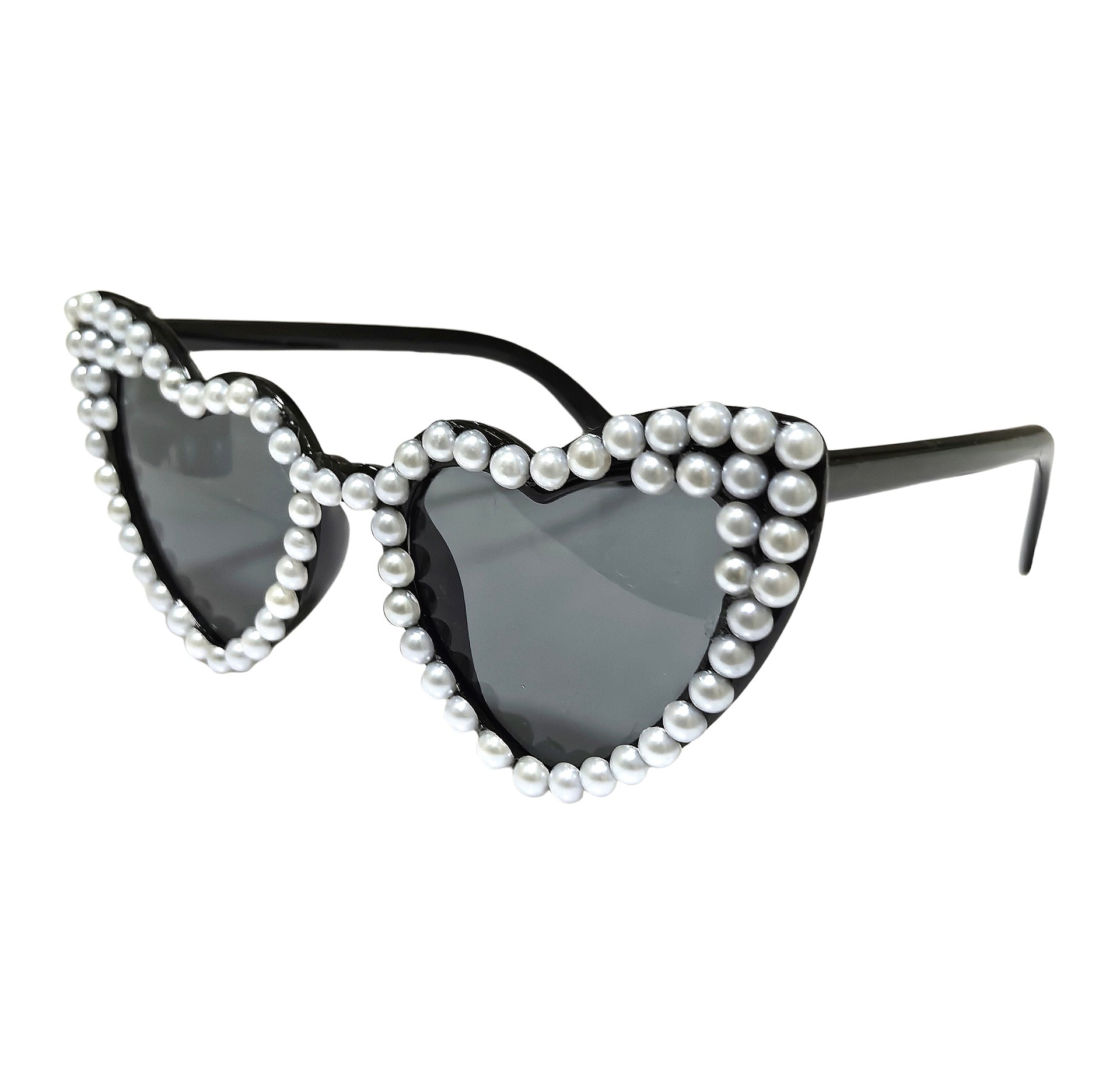 Wholesale  Peach Heart Sunglasses Wedding Heart Cat Eye Sunglasses
