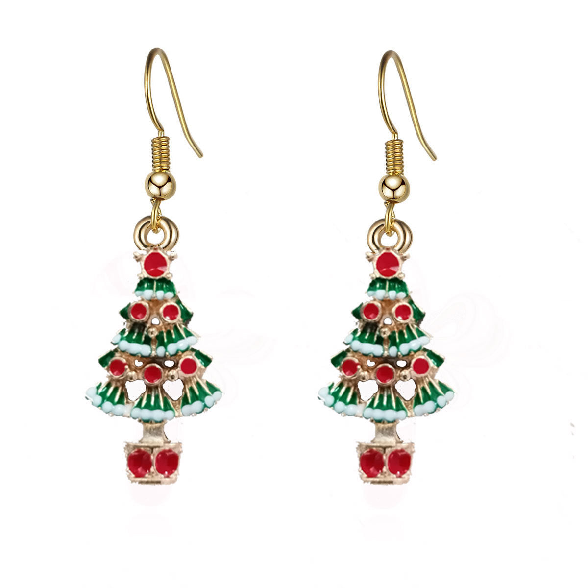 Wholesale Christmas Santa Elk Earrings