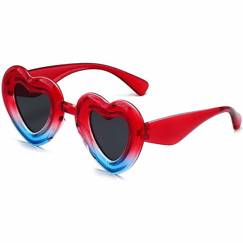 Wholesale Party American Independence Day Love Heart Sunglasses