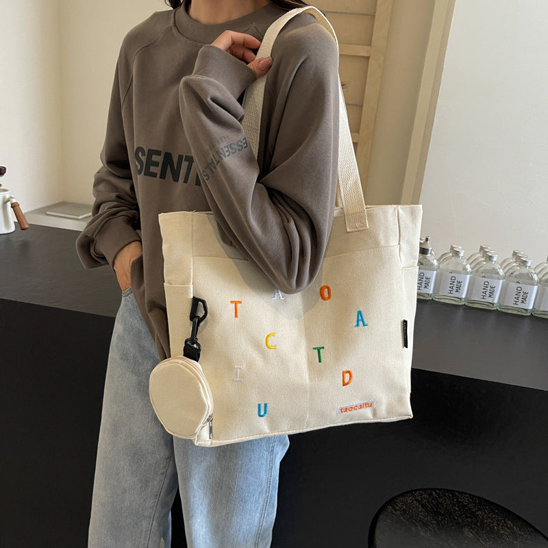 Wholesale New Retro Minimalist Crossbody Large-capacity Fashion Tote Bag