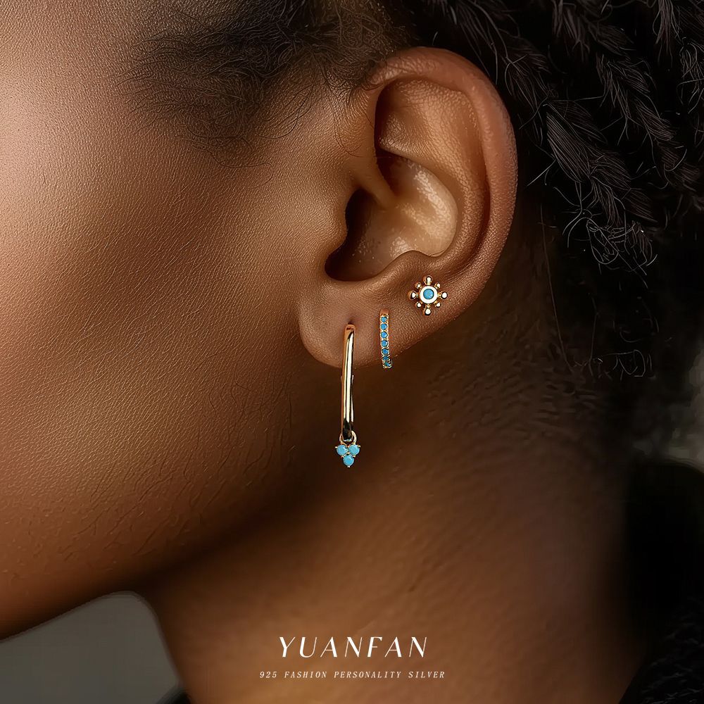 Wholesale Turquoise Hoop Earrings