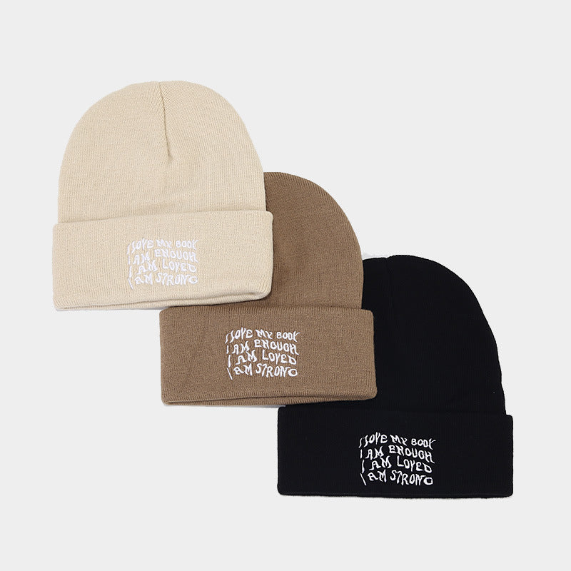 Wholesale Winter Beanie Embroidered Knitted Hat