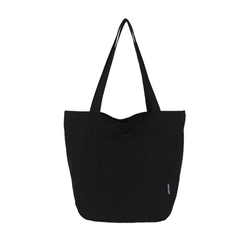 Wholesale Japanese waterproof nylon shoulder bag large capacity commuter tote bag