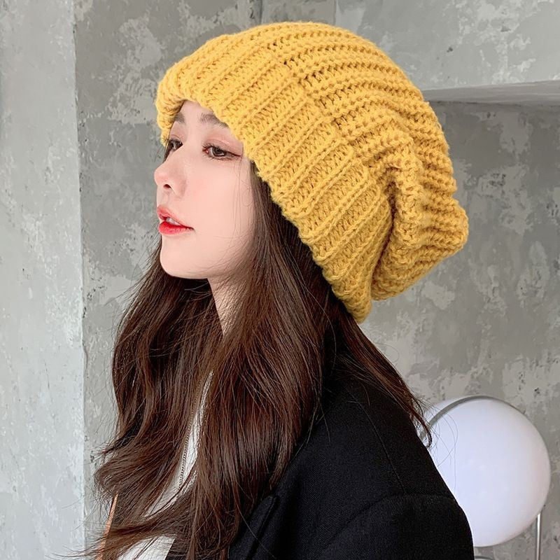 Wholesale Pile Hat Fashion All-match Knitted Wool Hat