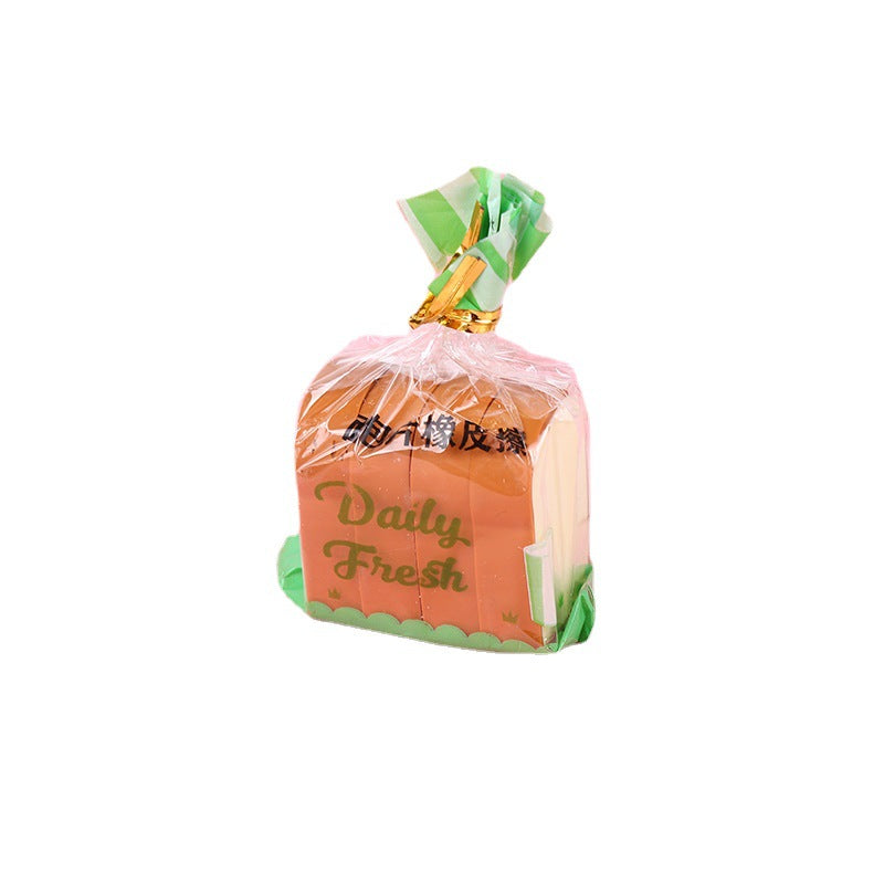 Wholesale Creative Cartoon Toast Bread Pvc Eraser