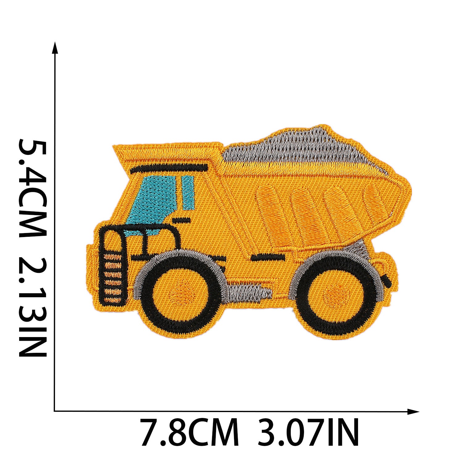 Wholesale Stylish Cartoon Police Car Embroidery Patch Polyester Clothing Patch For Everyday Wear Resale Accessory