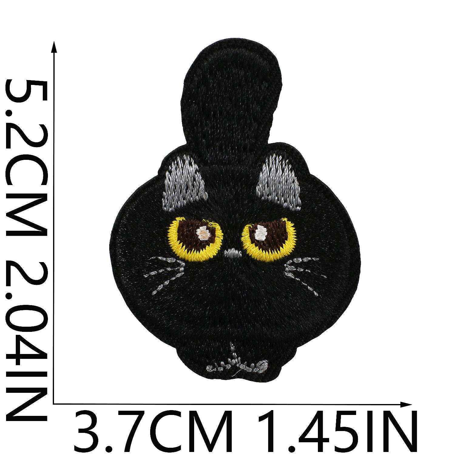 Wholesale Black Cat Series Embroidered Applique  DIY Patches