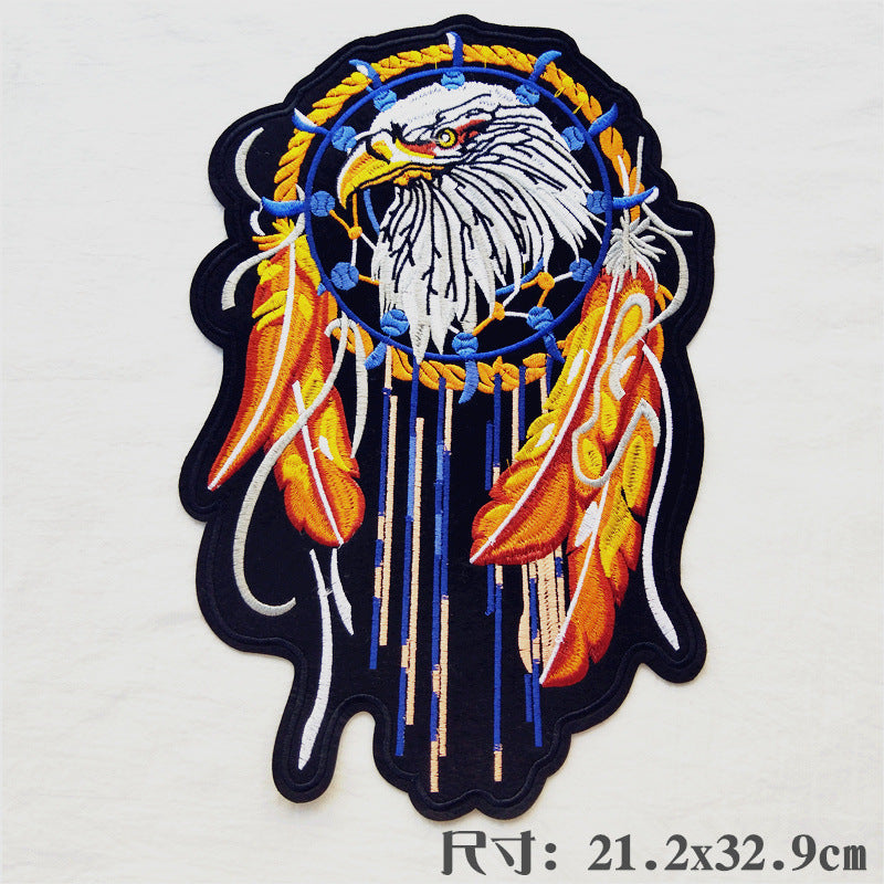 Wholesale Large punk style clothing embroidery DIY Patches