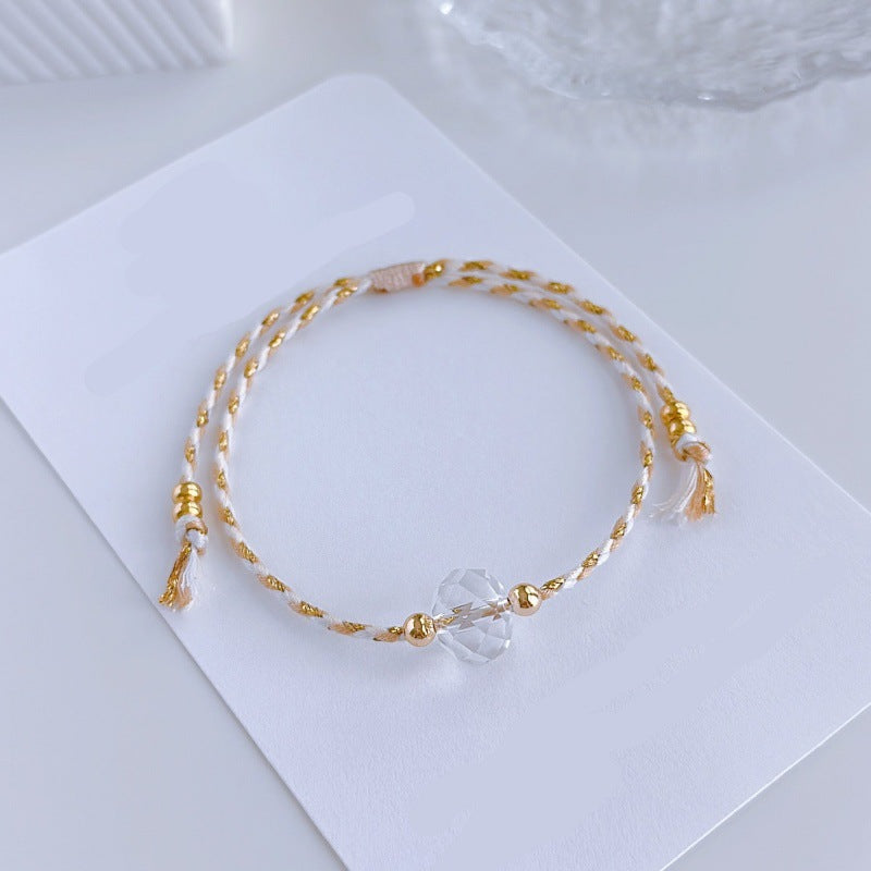Wholesale Shell Crystal Green Beads Multi-layer Stacked Wear Bracelet Stainless Steel Bracelets