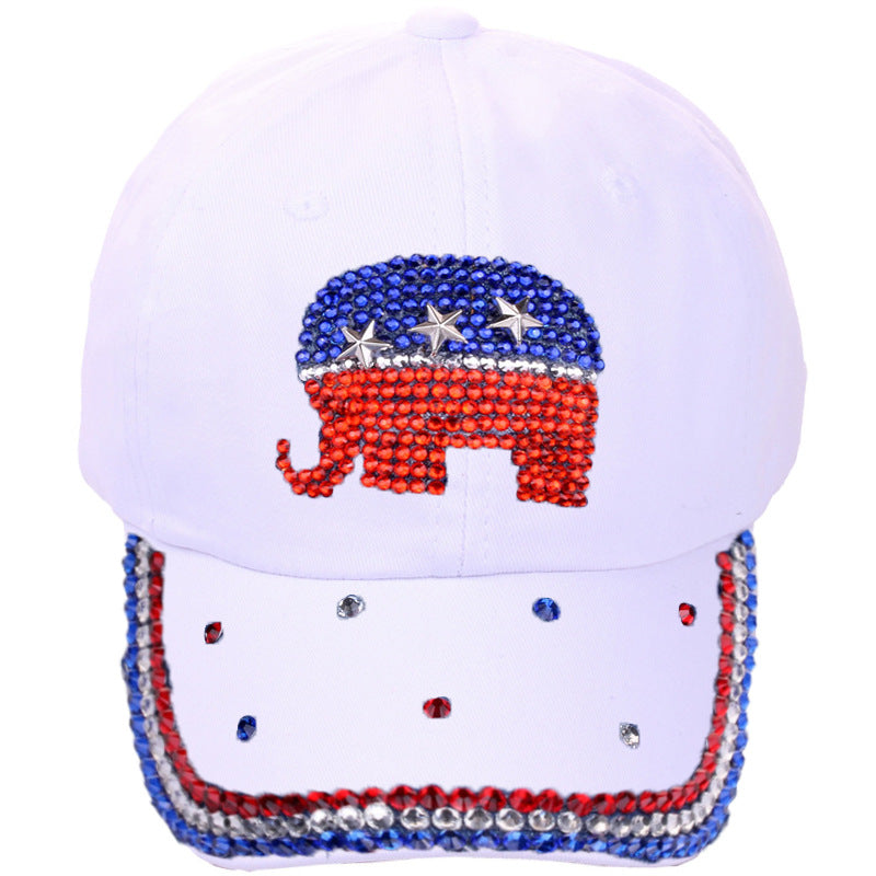 Wholesale Cotton Dot Diamond Baseball Cap