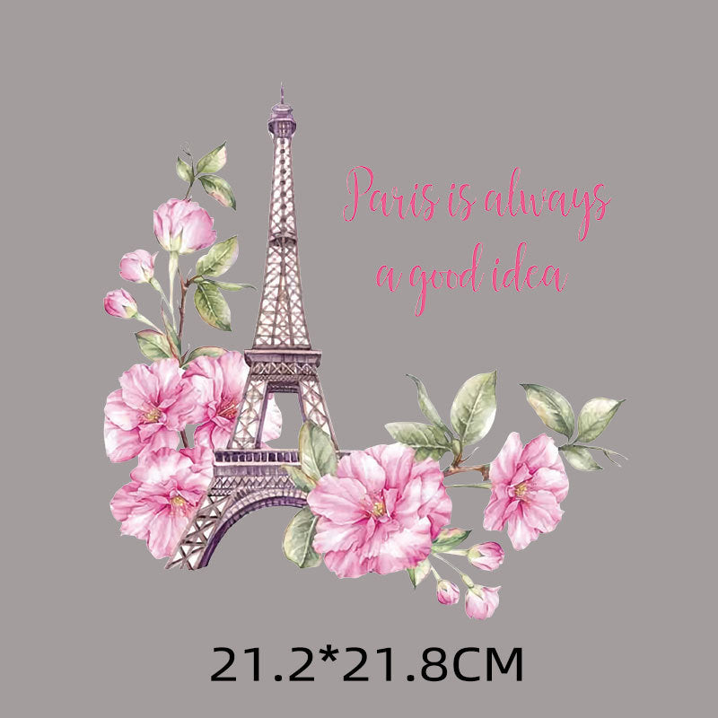 Wholesale Flower and butterfly  UV DTF Ready to Press Transfers Wraps