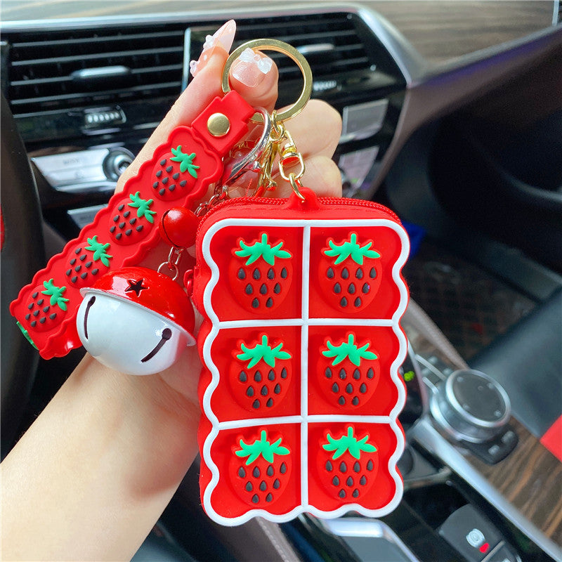 Wholesale Avocado Strawberry Keychains