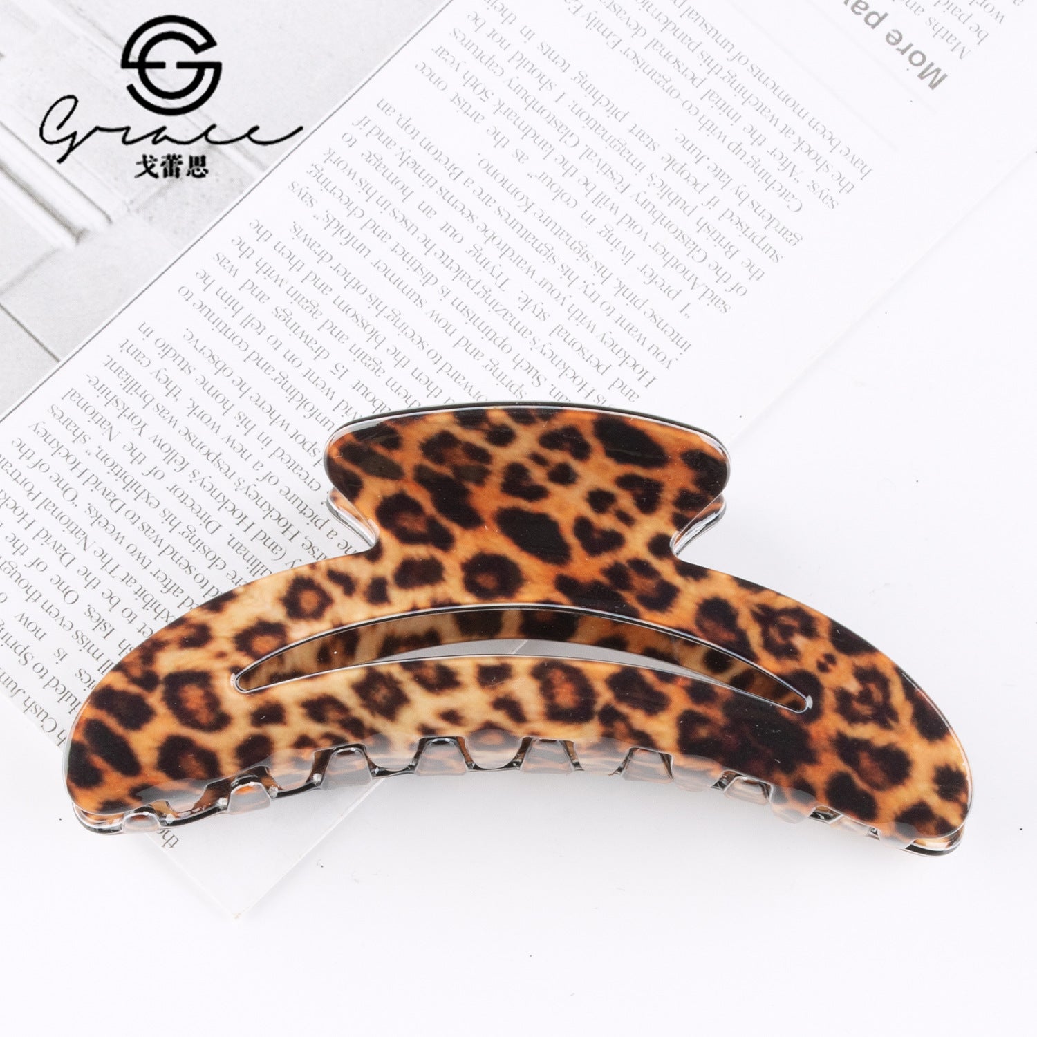 Wholesale Vintage Leopard Print Hair Clips