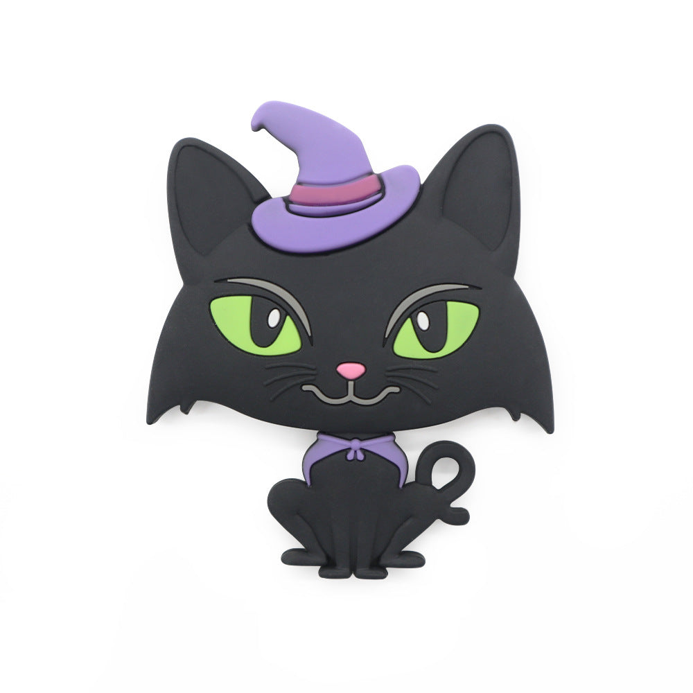 Wholesale Halloween Silicone Baby Cartoon Food Grade Teething Stick Chewable Glue