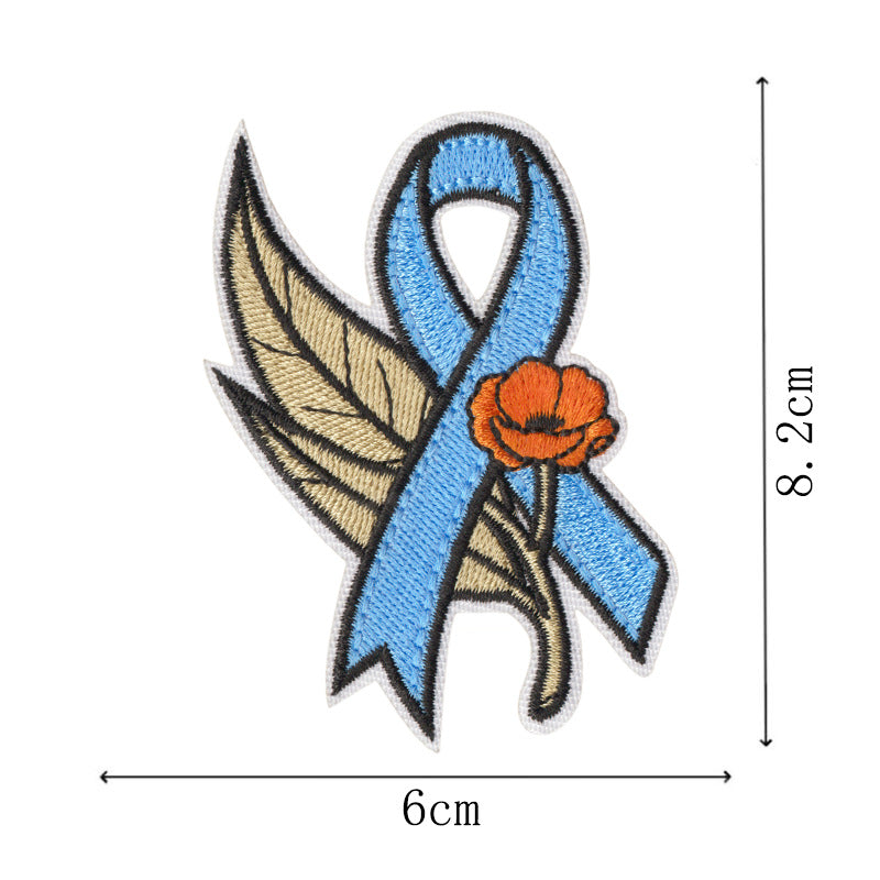 Wholesale Trendy Embroidered Patches Set Of 9 Western Coast Denim Style Self Adhesive Clothing Decor For et Hat Pants DIY Fashion Accessory