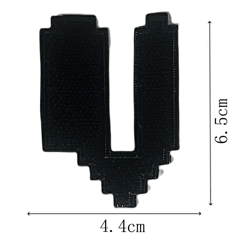 Wholesale Classic Black Embroidered Letter Patches Set Of 26 Adhesive Applique For Coat Repair DIY Craft Supply