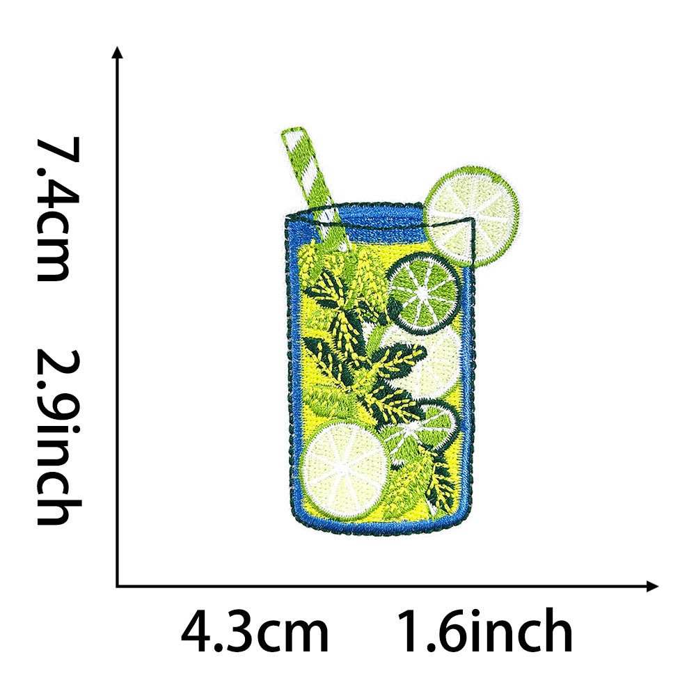 Wholesale  Summer Ocean Sports Watermelon Sandals Sequin Cloth DIY Patches