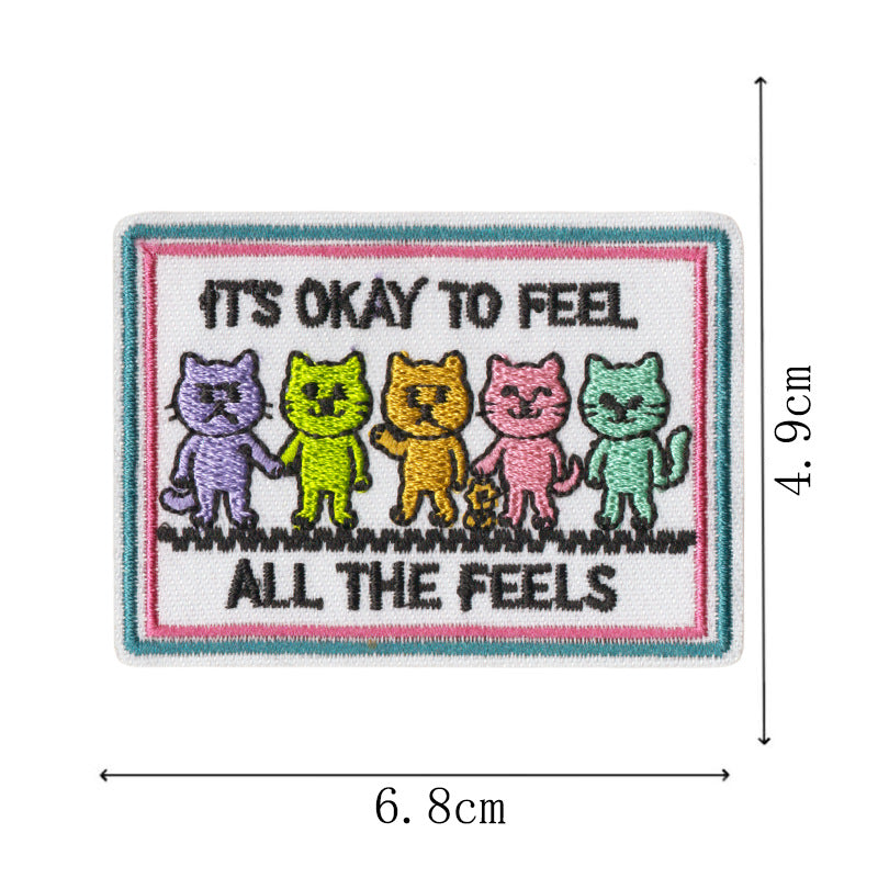 Wholesale Fun Duck Series Embroidered Applique