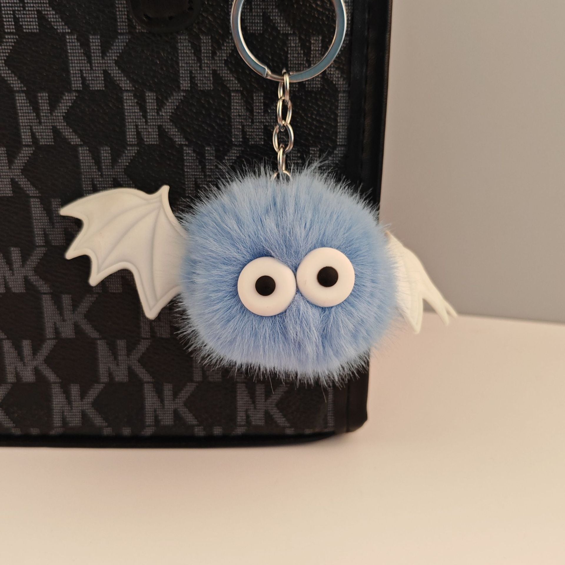 Wholesale 5pcs/pack Plush ball pendant funny keychain accessories