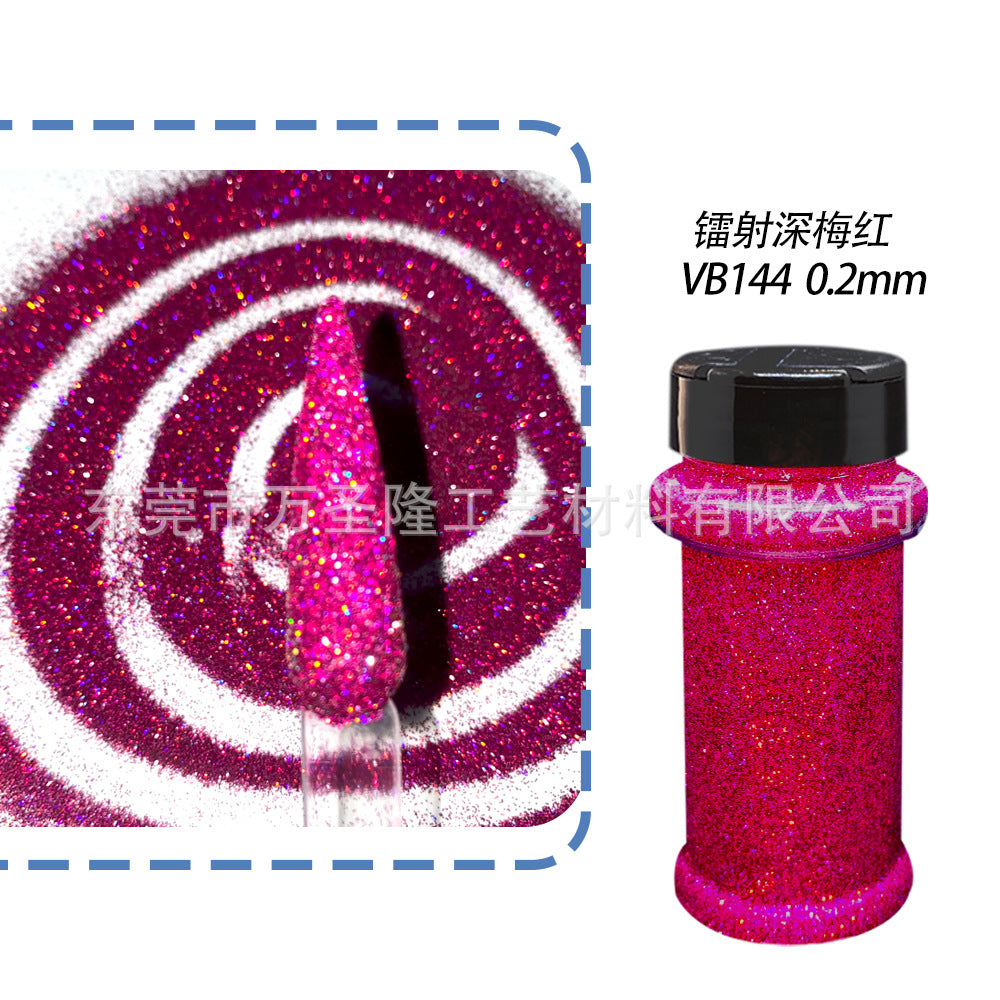 Wholesale Holographic Bottle Glitter Nail Art Colorful Sequins