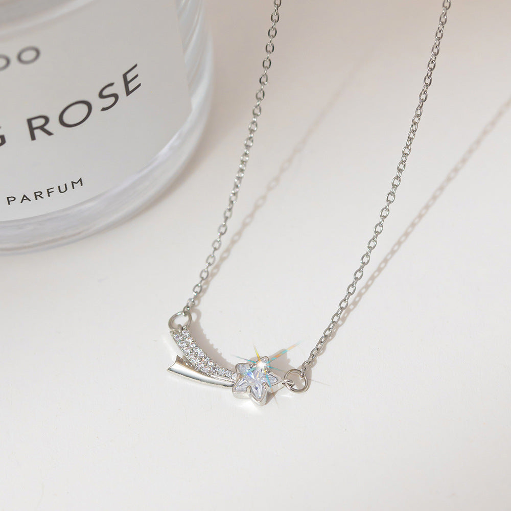 Wholesale Simple and Color Preserving Titanium Steel Women's Versatile Niche High End Exquisite Light Luxury Versatile Simple Necklace