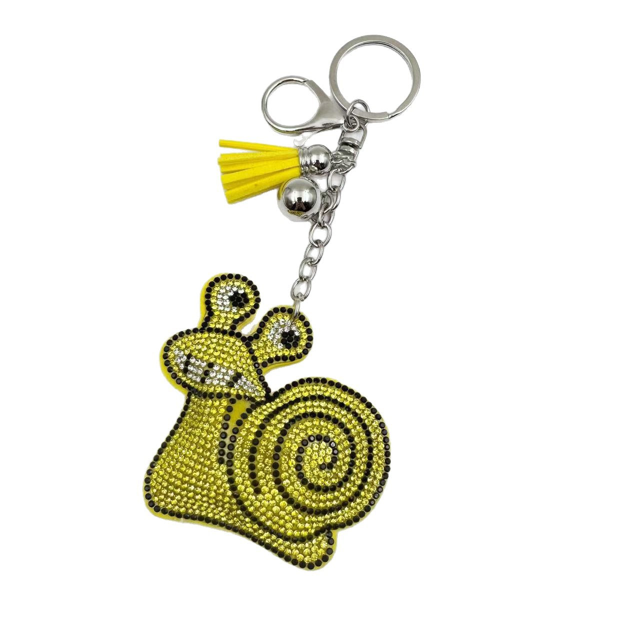Wholesale Cartoon Snail Rhinestone Keychain Trendy Gift For Bag Pendant And Car Keys