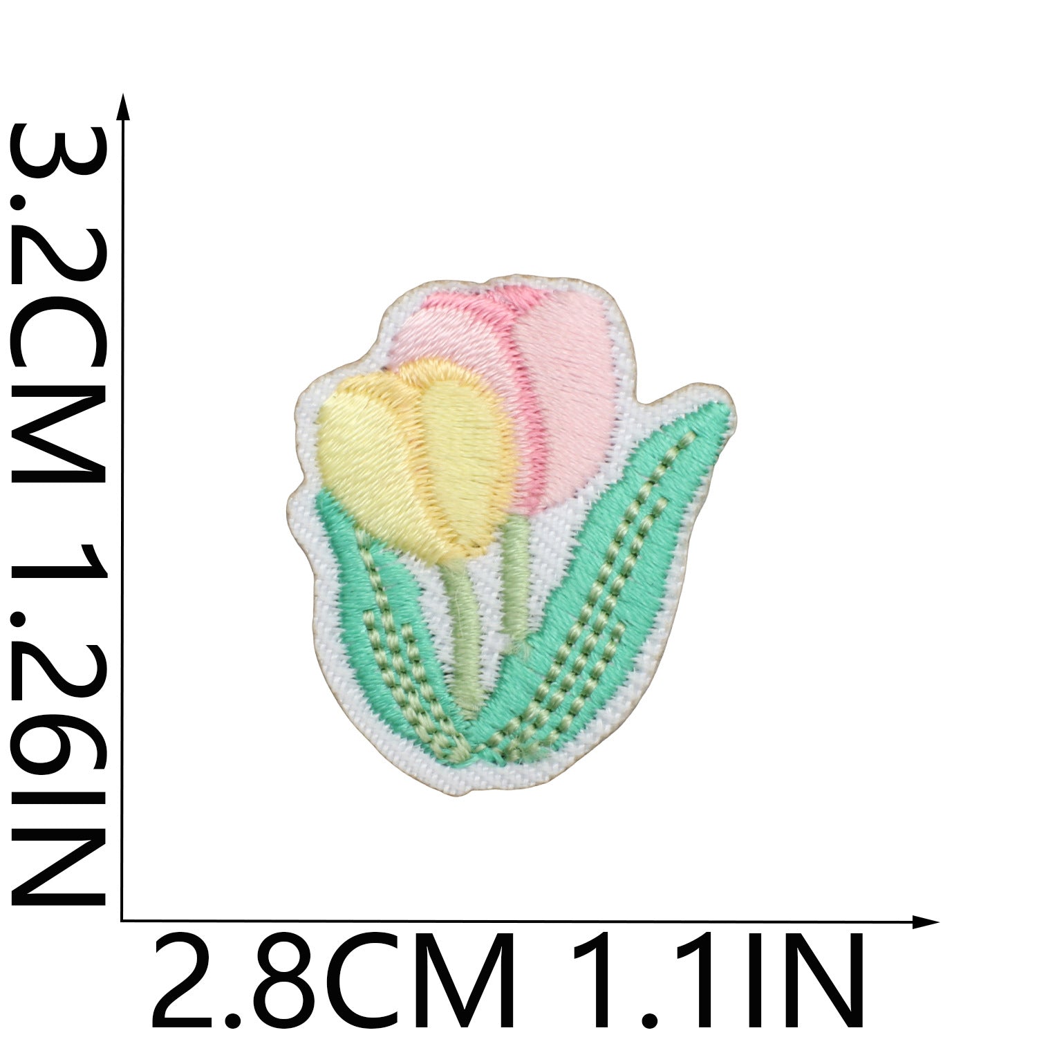 Wholesale Drink Cup Cow And Rice Ball Embroidered Iron On Patch Card Set For Clothing DIY Chic Accessory