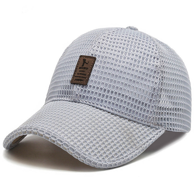 Wholesale Gauze sun visor fishing baseball mesh cap breathable duckbill cap