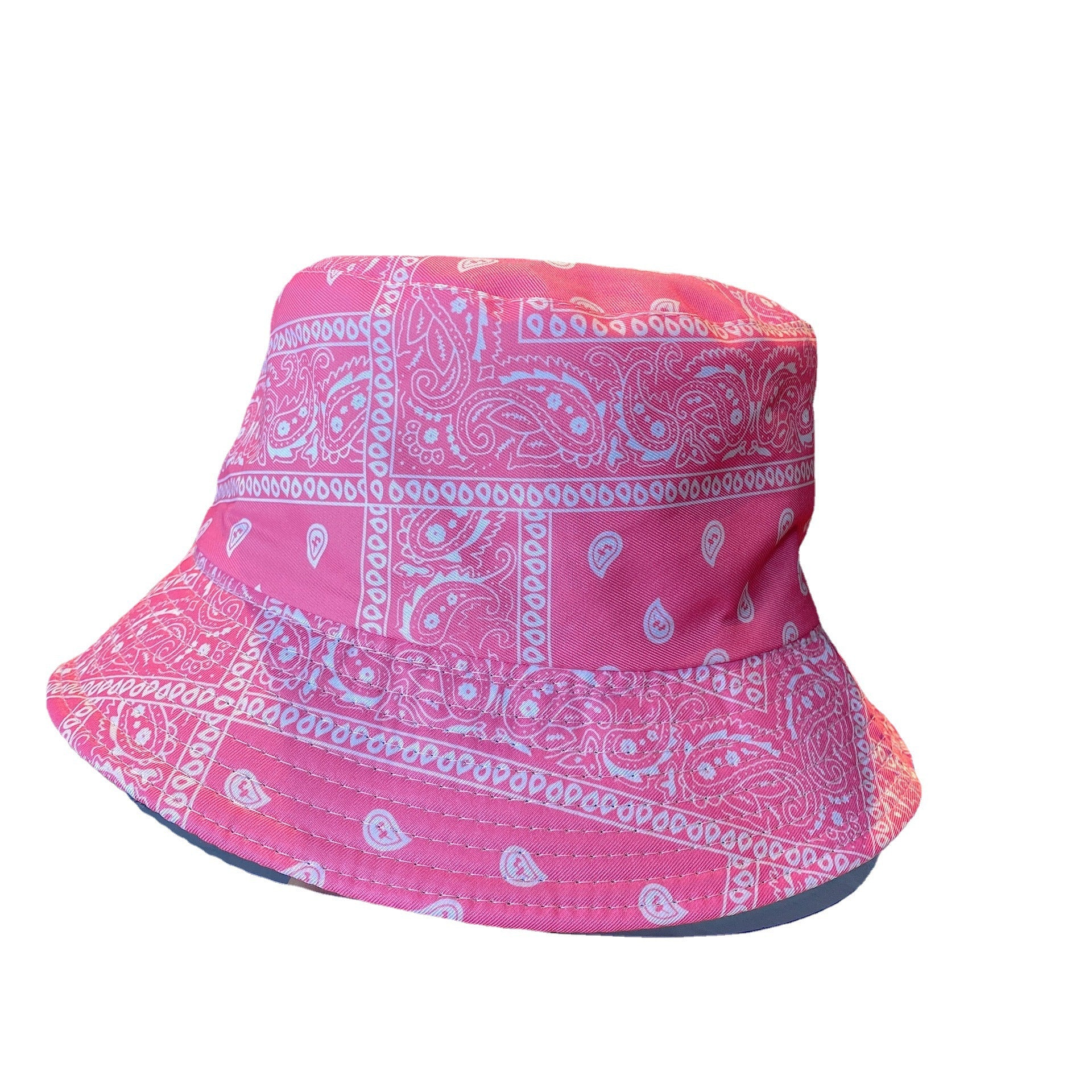 Wholesale Cashew Print Fashion Visor Bucket Hat