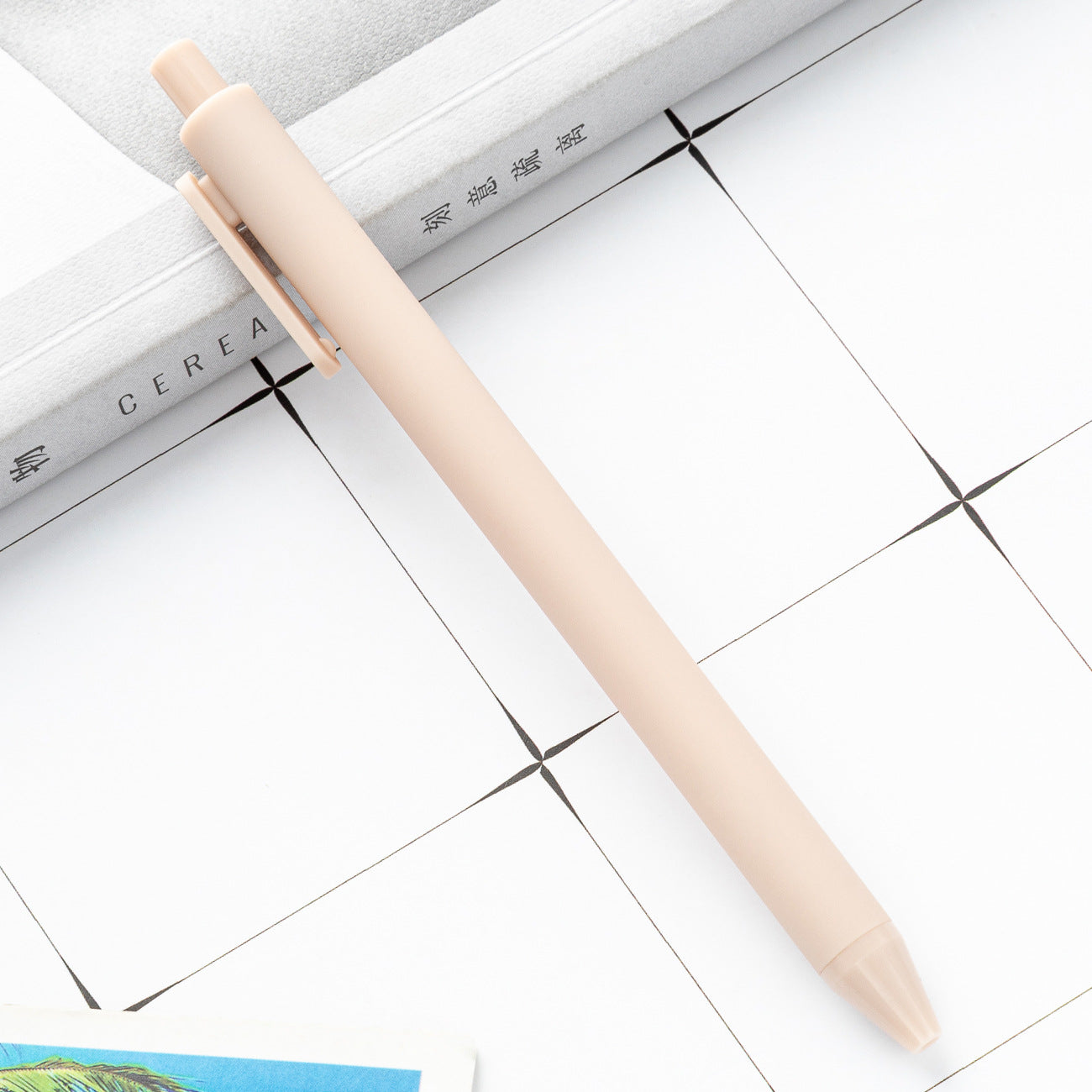 Whoelsale Candy Color Press Plastic Pen Gift Office Tools Teacher Gift