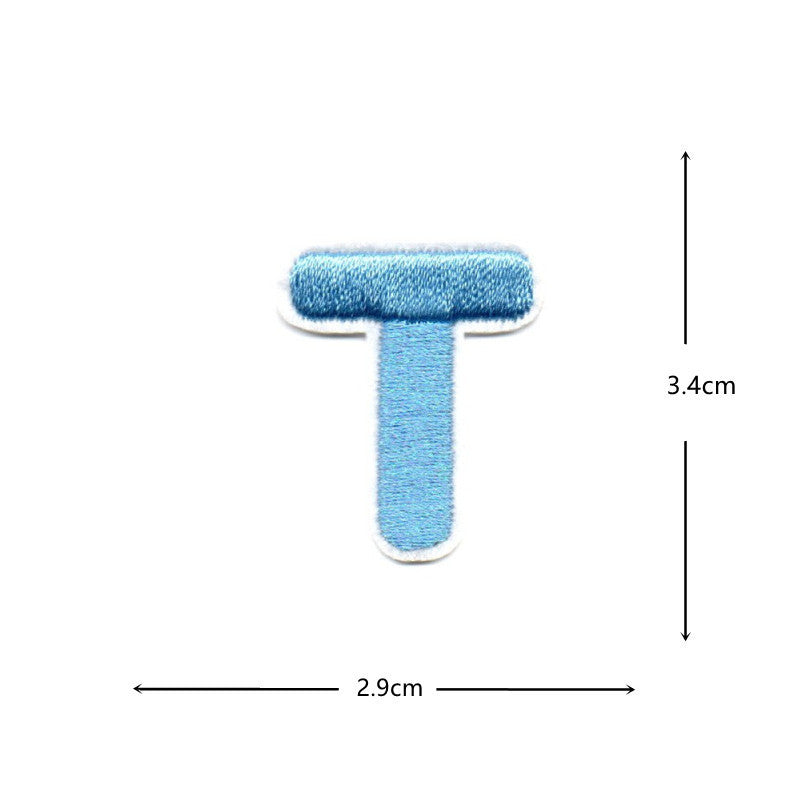 Wholesale Colorful numeric and English letters DIY Patches