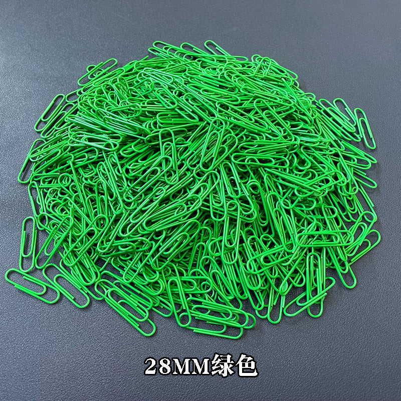 Wholesale Color paper clip 28mm paper clip 33mm folder folder 50mm multicolor 25mm color paper clip