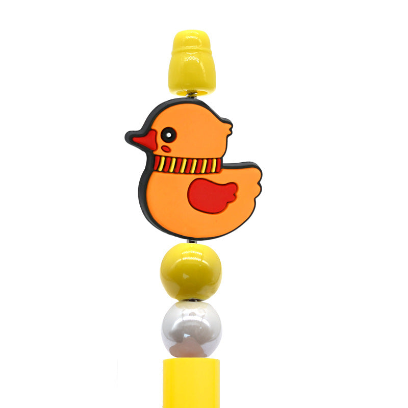 Wholesale Random  100pcs/pack  Cartoon Duck Beads  Focal Beads