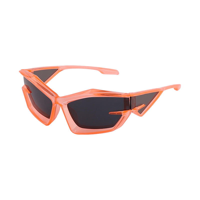 Wholesale Futuristic Technology Cat Eye Sunglasses