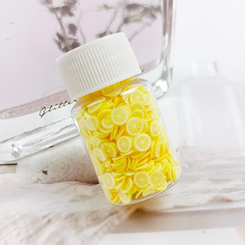Wholesale Fruit clay slices 20ml small bottle 15g