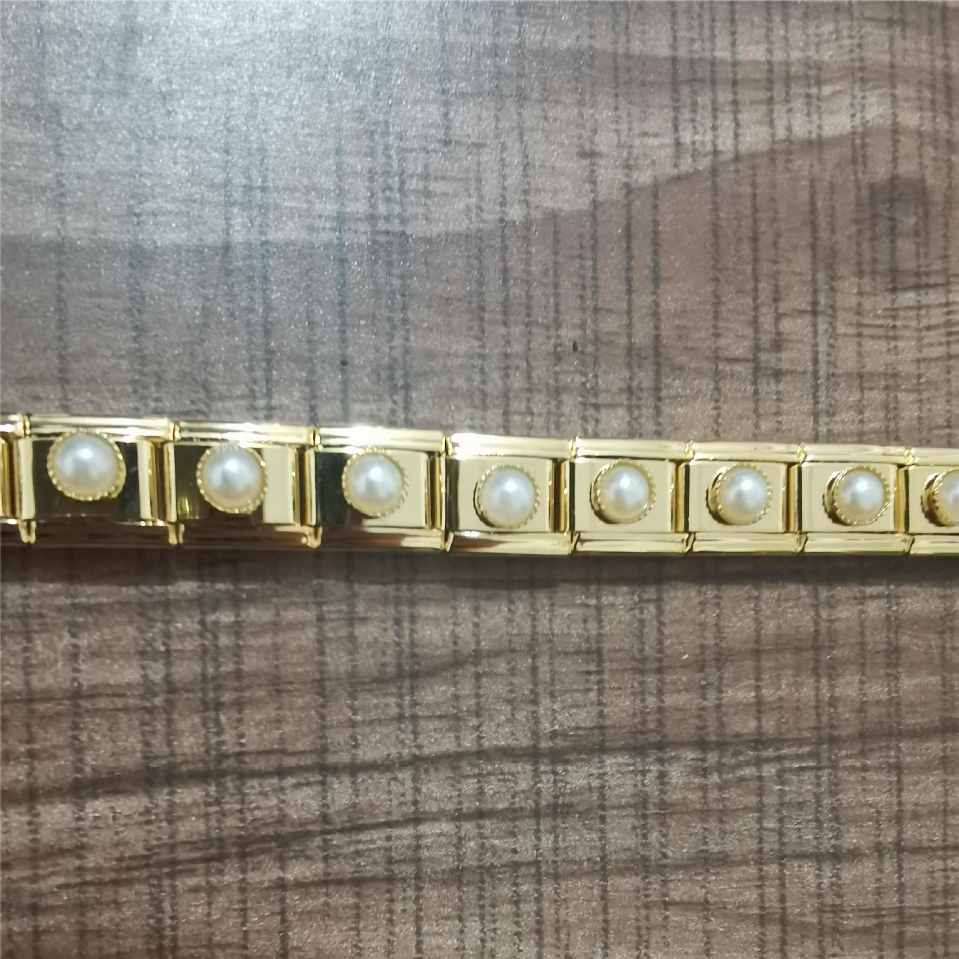 Wholesale Composable Bracelet Stainless Steel New Year Boots Single 9mm Bracelet