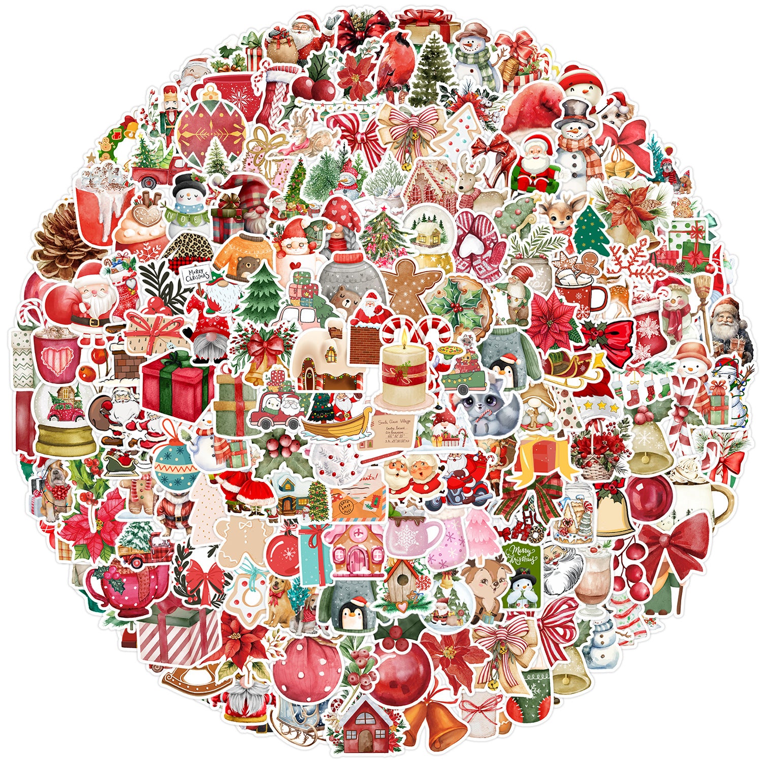 Wholesale 100pcs Christmas Graffiti Stickers