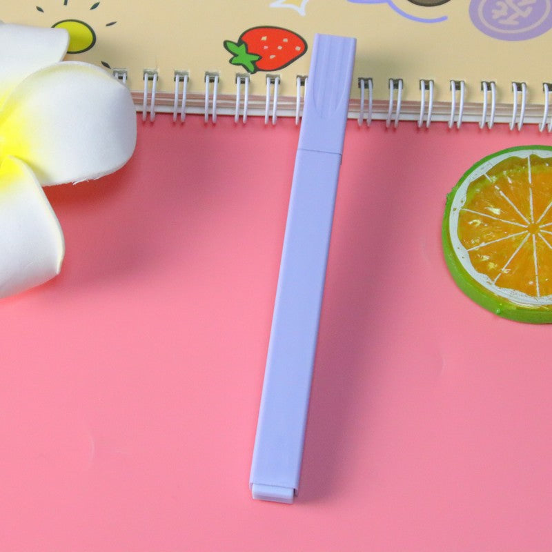 Wholesale Color Pole Fluorescent Plastic Ledger Stroke Key Marker Pen