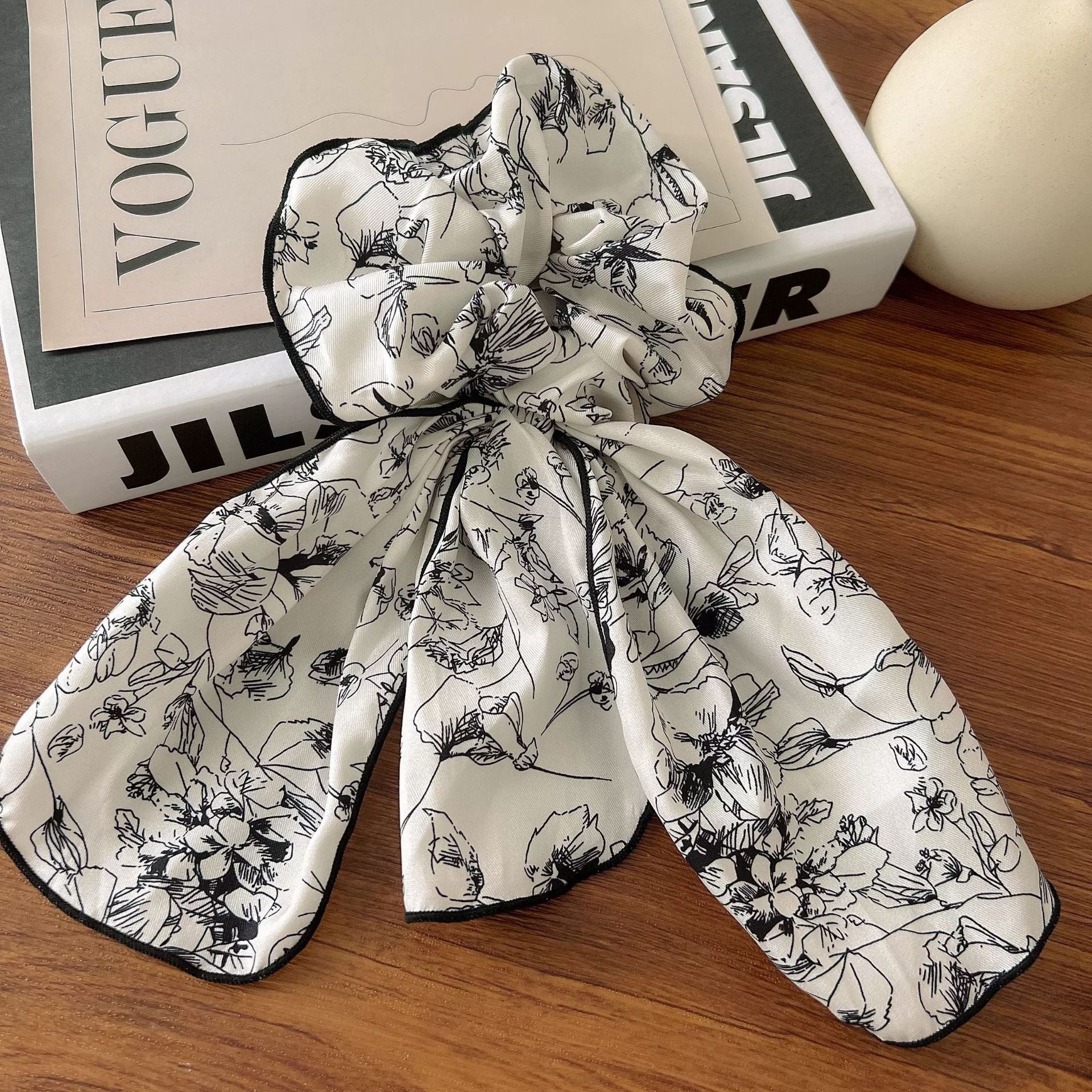 Wholesale Ink painting retro ribbon bow hairband