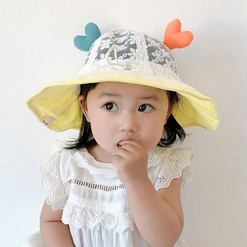 Wholesale Cotton Mesh Kids Bucket Hat