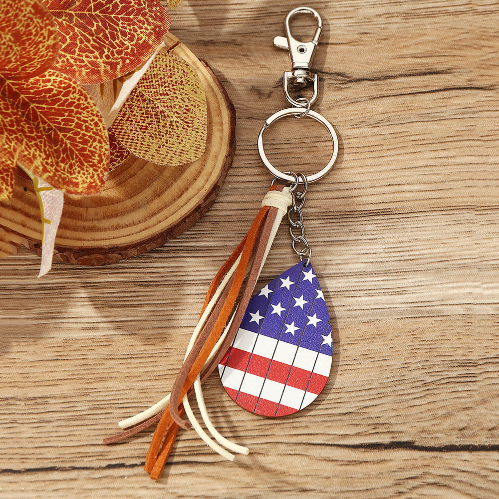 Wholesale Independence Day Metal Keychain