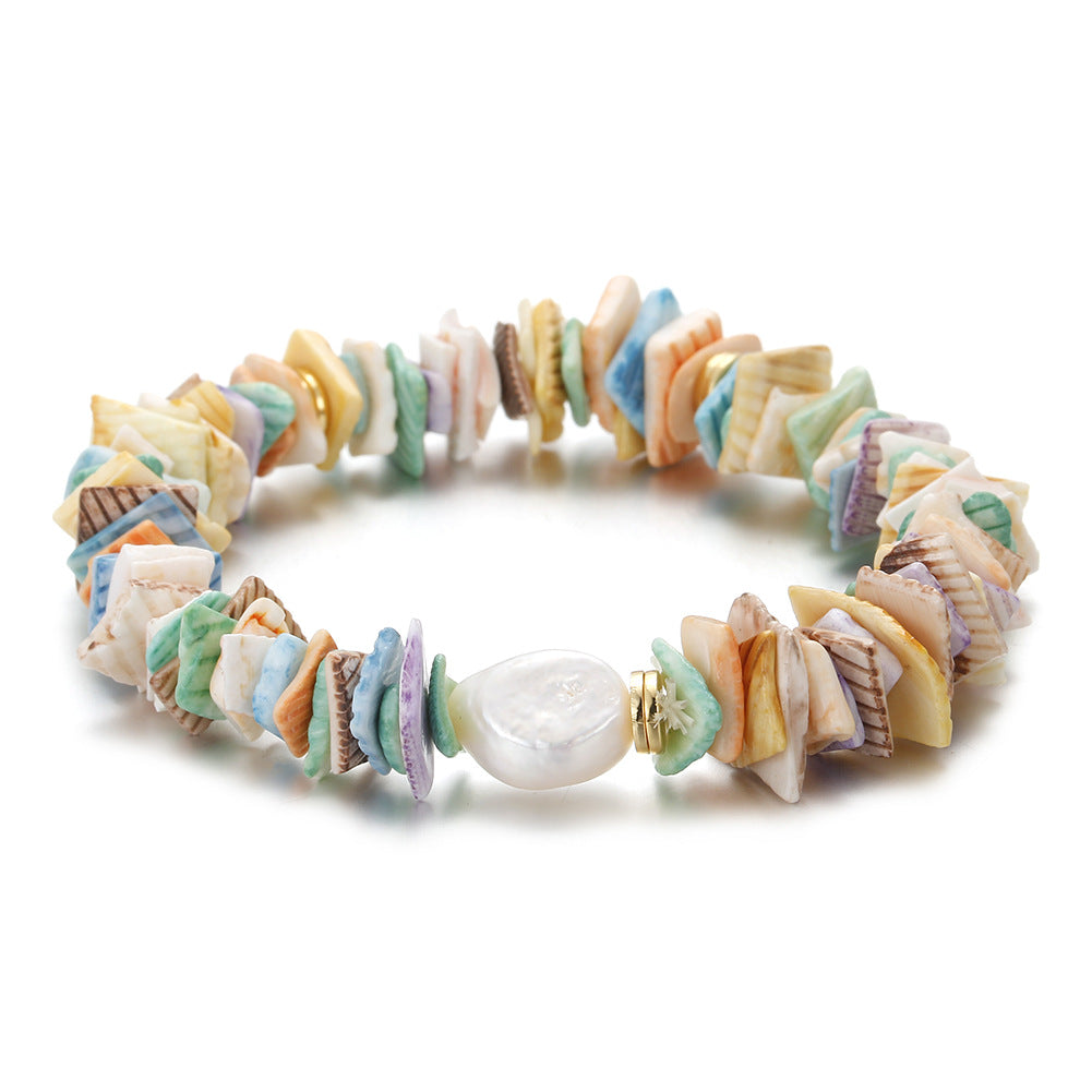 Wholesale Summer Island Ice Cream Shells Bracelet