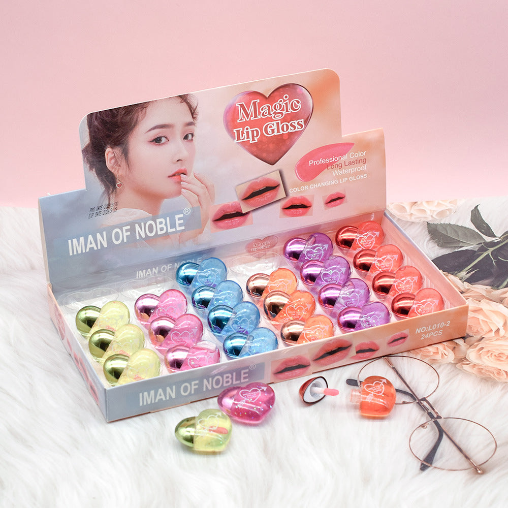 Wholesale 24PCS/PACK Plastic Fruit Flavor Lip Gloss