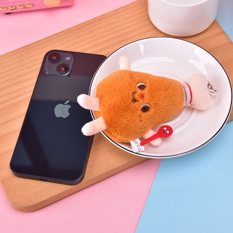 Wholesale Cute Cartoon Food Plush Pendant Keychain