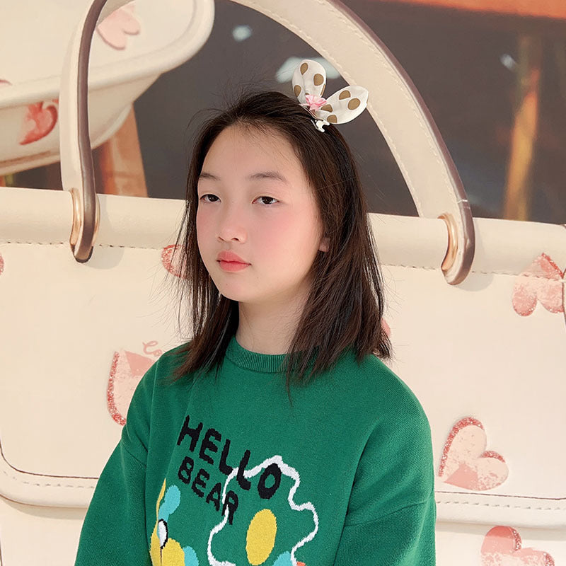 Wholesale Cute Colorful Dot Children's Three-Dimensional Bow Headwear Princess Hair Accessories