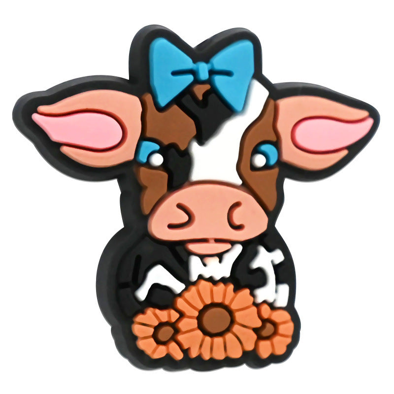 Wholesale Random 100pcs/pack  Cartoon Cute Animal Beads  Focal Beads